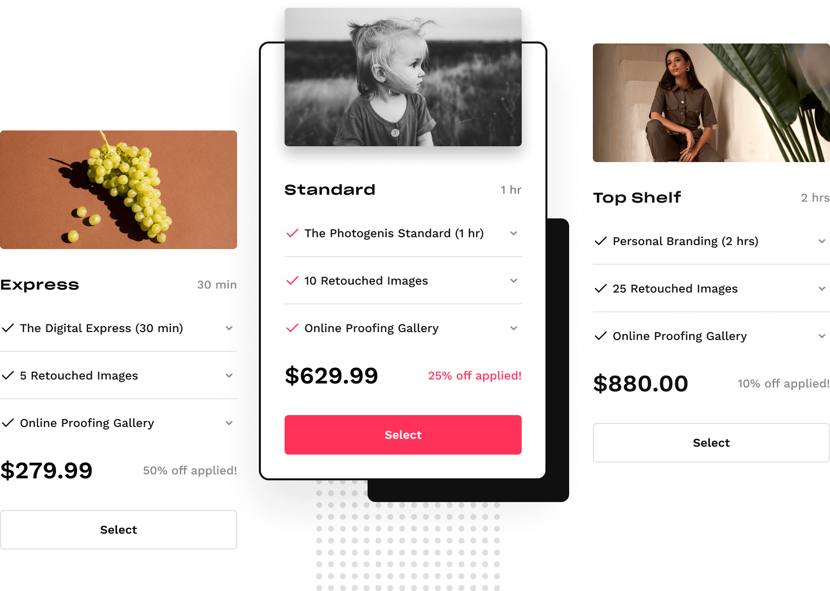 Emails to booking form desktop screen