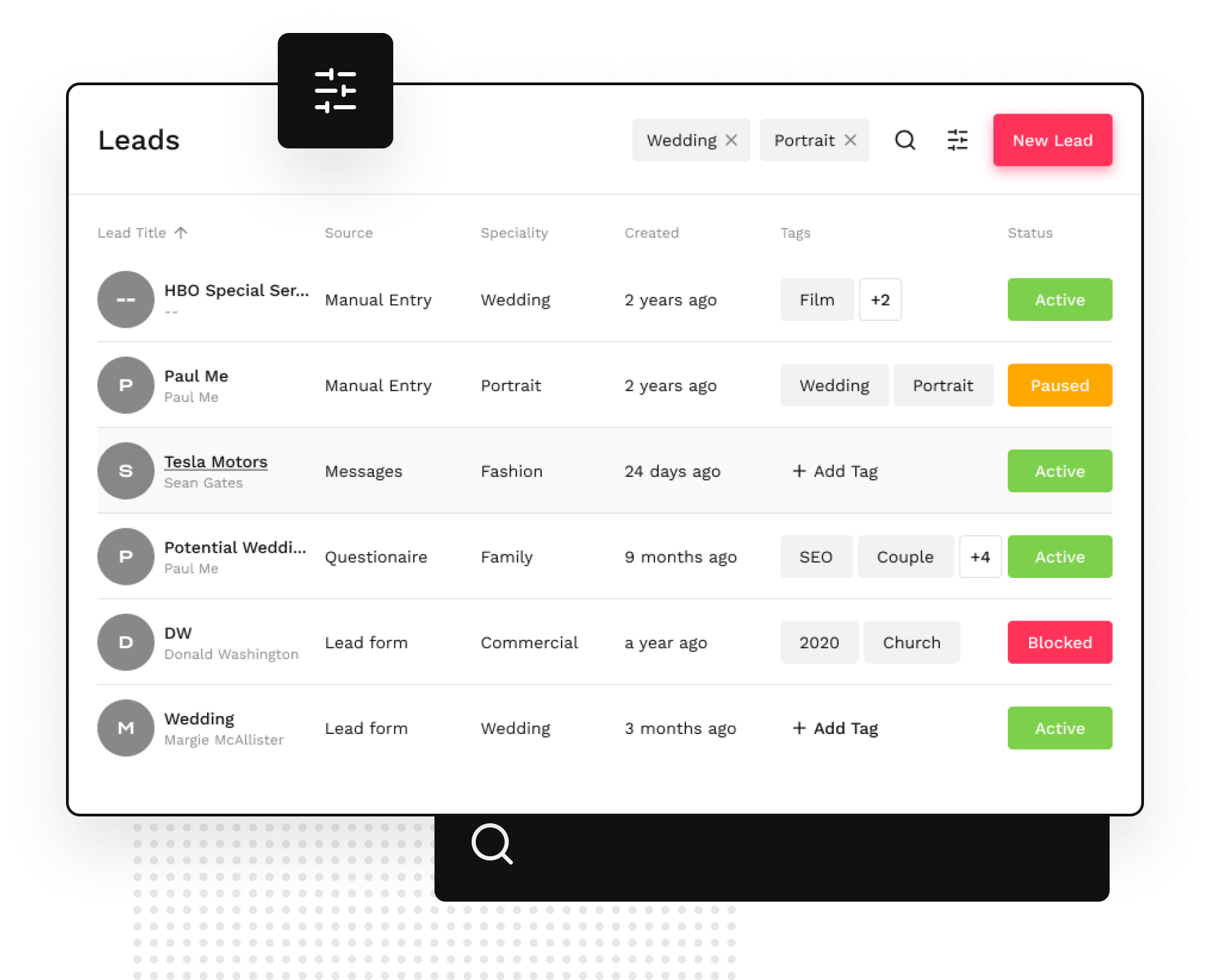 Emails to booking form desktop screen